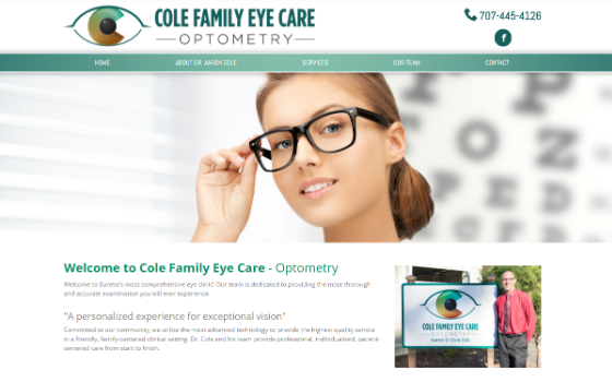 Visit Cole Family Eye Care. This link opens new window.