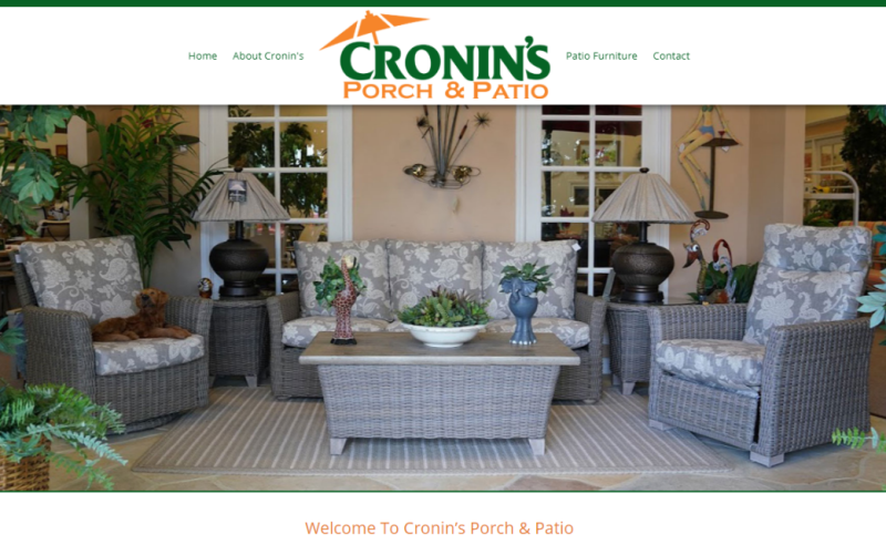 Visit Cronin's Porch and Patio in Ft Myers Florida. Opens new window.