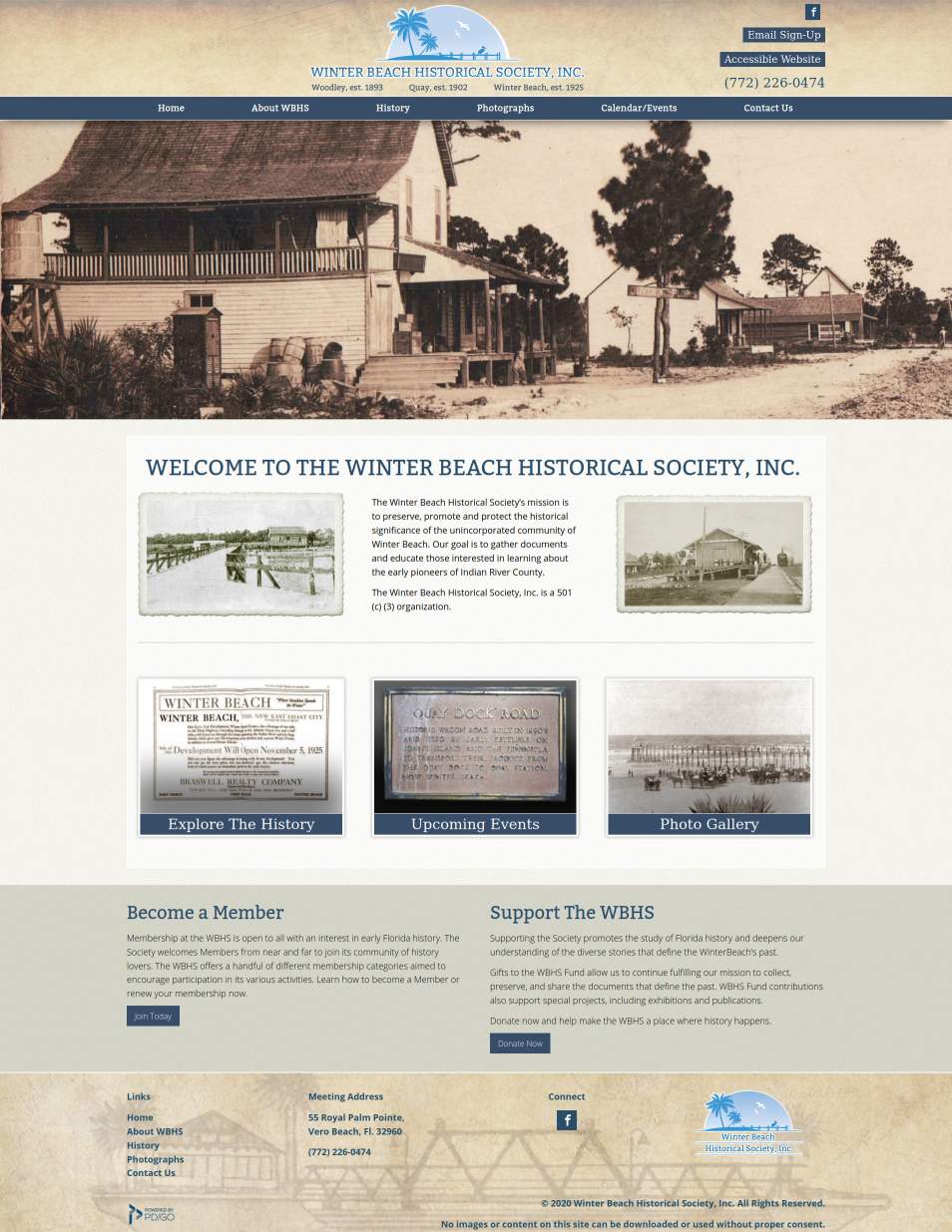 Winter Beach Historical Society. Opens new window.