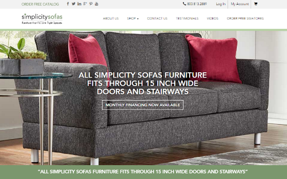 Simplicity Sofa. This link opens new window. 