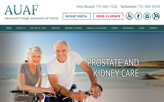 Advanced Urology Associates of Florida. Opens new window